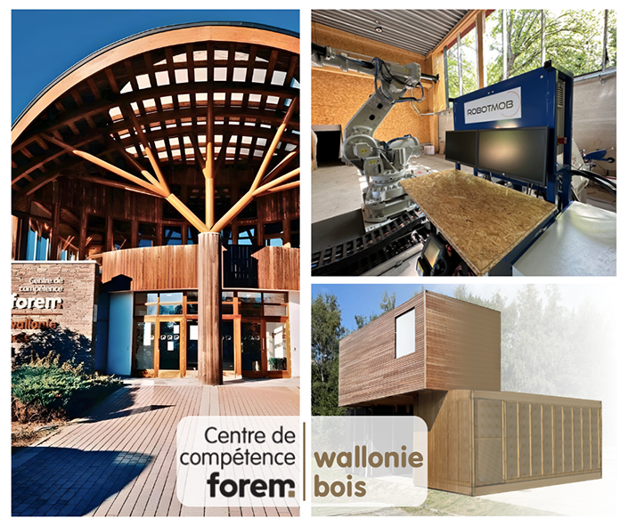 Portes ouvertes au Centre de Compétence Forem Wallonie Bois