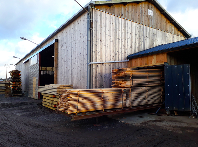 Visite de la scierie Quewet